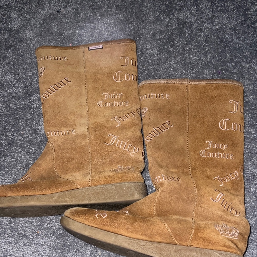 Juicy Couture Brown Suede Boots